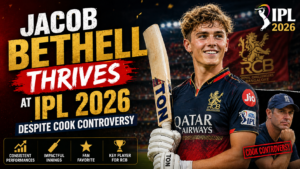 Jacob Bethell Thrives at IPL 2026 Despite Cook Controversy