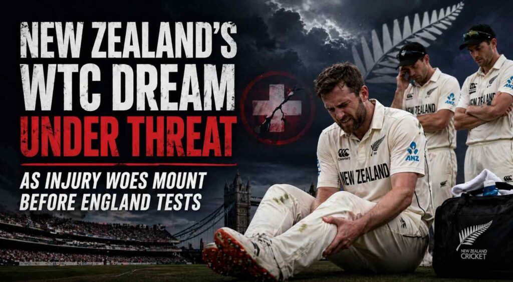 New Zealand's WTC Dream Under Threat as Injury Woes Mount Before England Tests