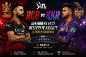 RCB vs KKR, IPL 2026: Defenders Face Desperate Knights in Raipur Showdown