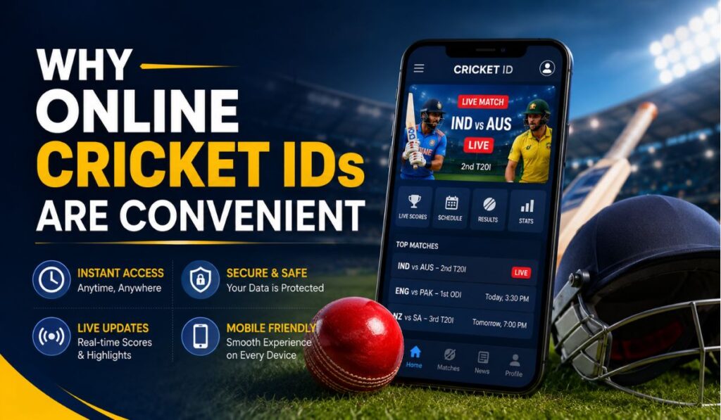Why Online Cricket IDs Are Convenient
