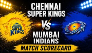 Chennai Super Kings vs Mumbai Indians Match Scorecard