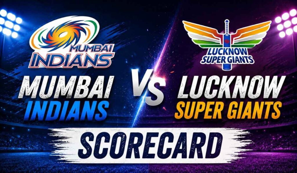 Mumbai Indians vs Lucknow Super Giants Scorecard